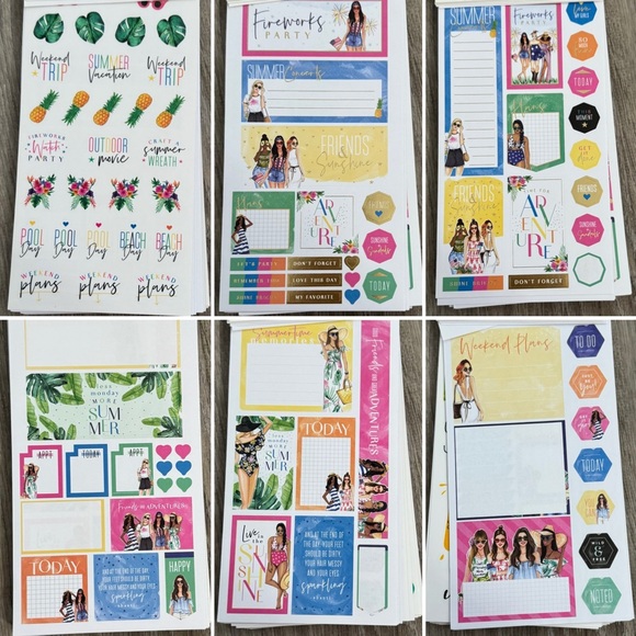 The Happy Planner Summer/Spring Sticker Book - Picture 3 of 11